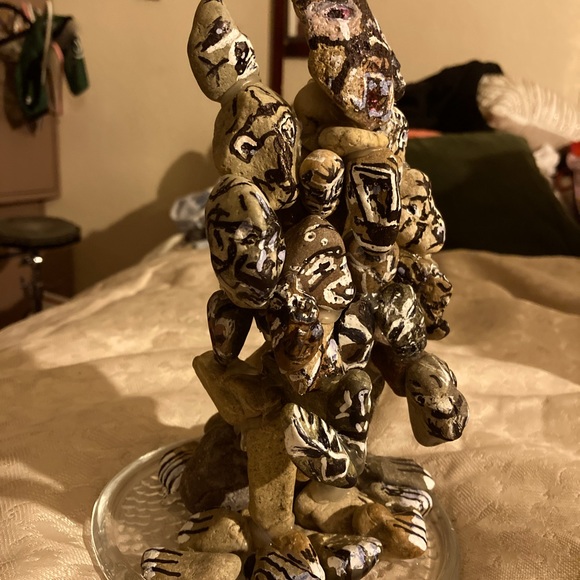 Homemade African or Myan sculpture Art - Picture 6 of 12